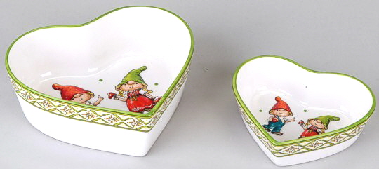 Schalen Herz Sommerzwerge